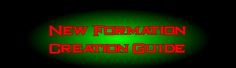 New Formation Creation Guide