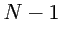 $N - 1$