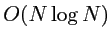 $O(N \log{N})$